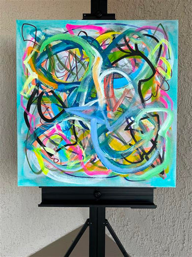 Big Green Series #1 by Russell Jacobs |  Context View of Artwork 