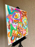 Original art for sale at UGallery.com | Big Green Series # 3 by Russell Jacobs | $1,400 | acrylic painting | 30' h x 30' w | thumbnail 2