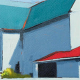 Original art for sale at UGallery.com | Barn Red Roof by Ruth LaGue | $475 | acrylic painting | 12' h x 12' w | thumbnail 4