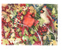 Original art for sale at UGallery.com | Cardinal Birds in the Woods by Suren Nersisyan | $325 | watercolor painting | 12' h x 16' w | thumbnail 4