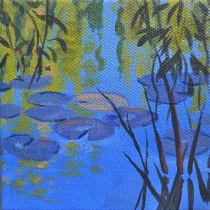 Waterlilies and Willows by Catherine McCargar |  Artwork Main Image 