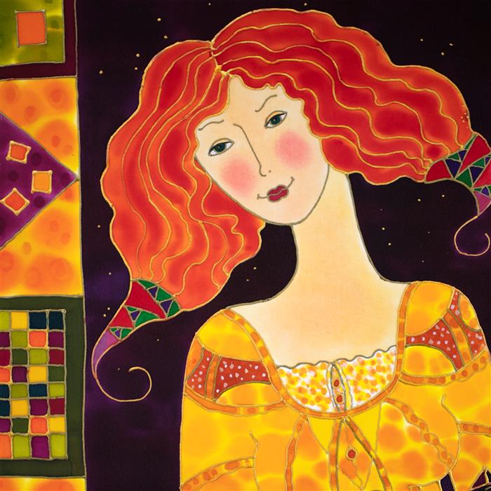 Bright Cheerful Night by Yelena Sidorova |  Closeup View of Artwork 
