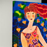 Original art for sale at UGallery.com | Daydreaming by Yelena Sidorova | $2,300 | mixed media artwork | 36' h x 36' w | thumbnail 2