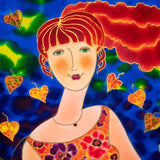 Original art for sale at UGallery.com | Daydreaming by Yelena Sidorova | $2,300 | mixed media artwork | 36' h x 36' w | thumbnail 4