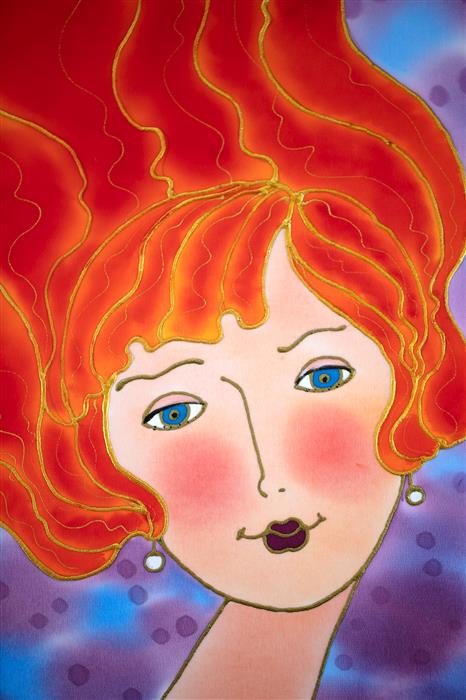 Spring Wind. Blue Jay. by Yelena Sidorova |  Closeup View of Artwork 