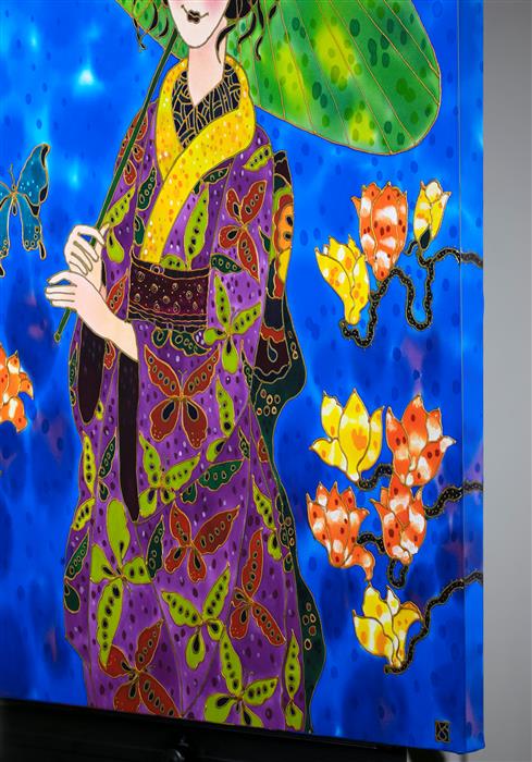 Summer Parasol by Yelena Sidorova |  Side View of Artwork 