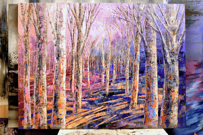 Dawn to Dusk by Tatiana Iliina |   Closeup View of Artwork 