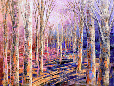 acrylic painting by Tatiana Iliina titled Dawn to Dusk