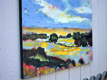 Original art for sale at UGallery.com | Golden Valley by Kip Decker | $1,575 | acrylic painting | 30' h x 40' w | thumbnail 2