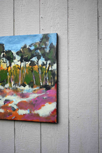 Pines and Dunes by Kip Decker |  Side View of Artwork 