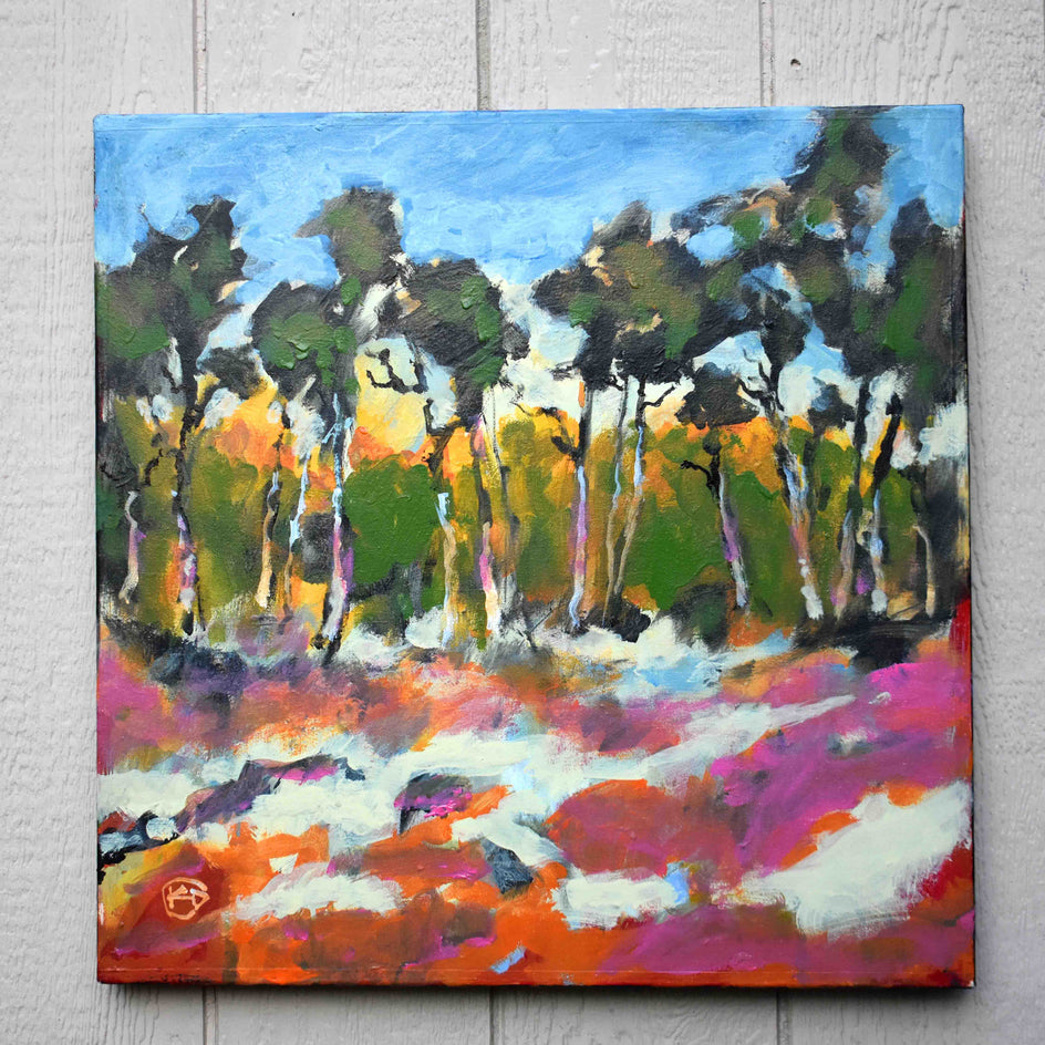 Pines and Dunes by Kip Decker |  Context View of Artwork 