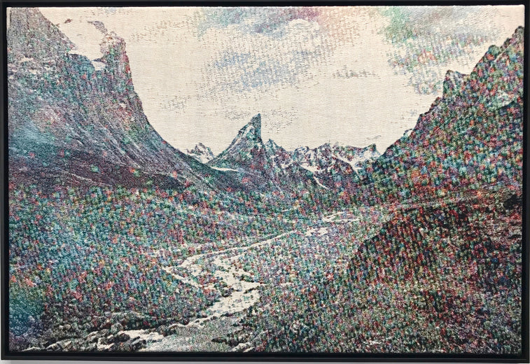 Cascade Mountains (Soft Synthesis) by Jack R. Mesa |   Closeup View of Artwork 