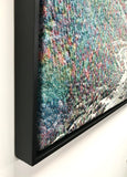 Original art for sale at UGallery.com | Cascade Mountains (Soft Synthesis) by Jack R. Mesa | $5,475 | fiber artwork | 37' h x 54' w | thumbnail 1