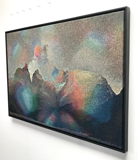 Brazilian Mountains (Soft Synesthesia) by Jack R. Mesa |  Side View of Artwork 