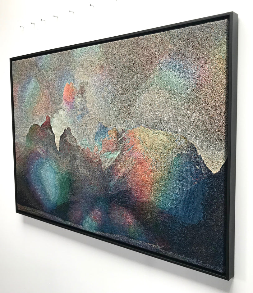 Brazilian Mountains (Soft Synesthesia) by Jack R. Mesa |  Side View of Artwork 