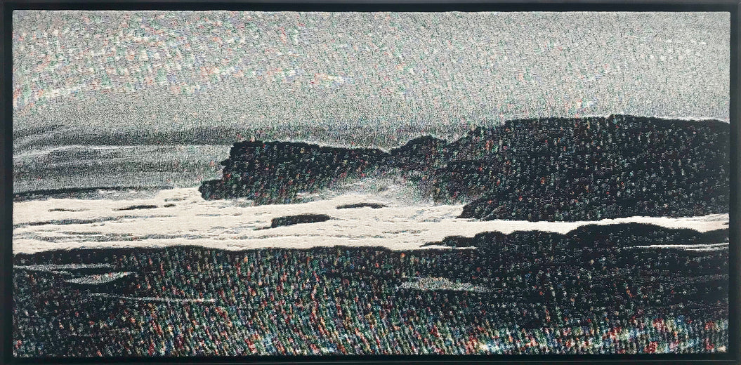 On Rocks (Soft Synthesis) by Jack R. Mesa |   Closeup View of Artwork 