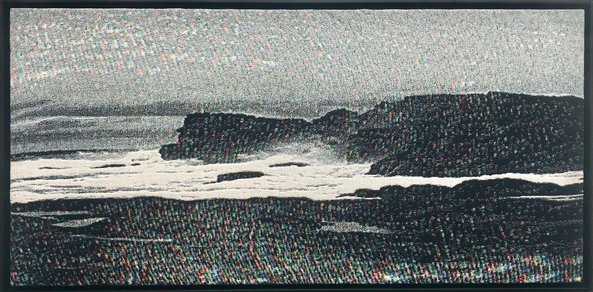 On Rocks (Soft Synthesis) by Jack R. Mesa |  Closeup View of Artwork 