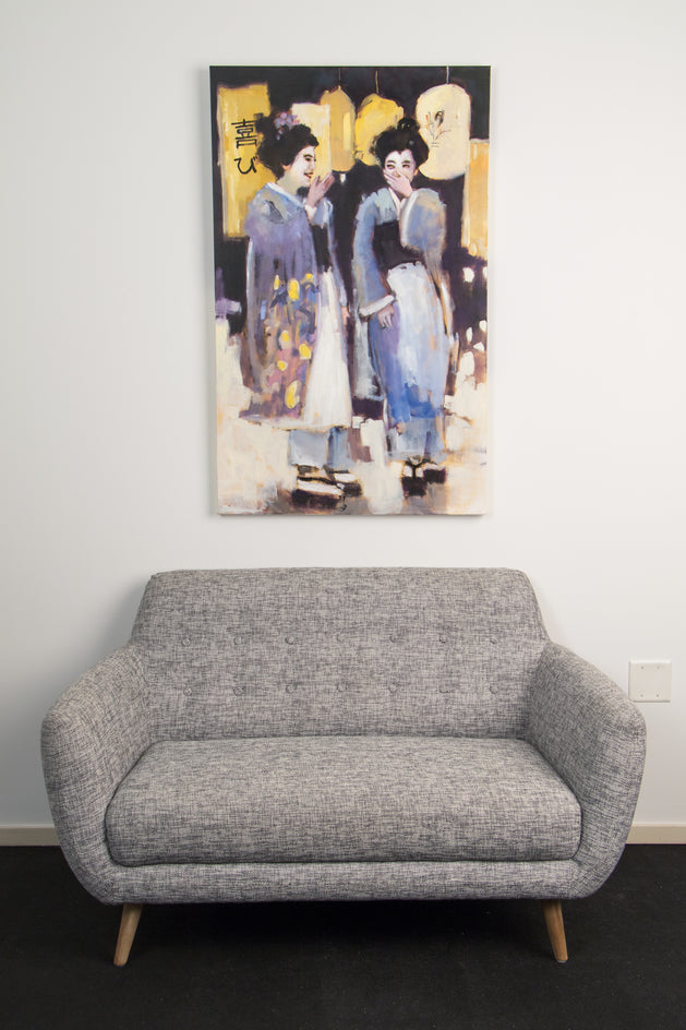 Joy by Mary Pratt |  Side View of Artwork 