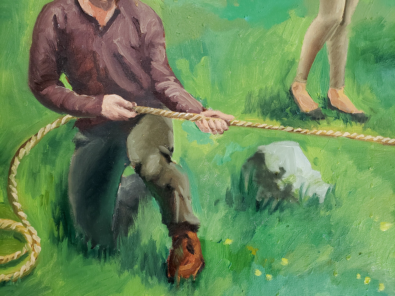 Lemon Tree by Michael Wedge |  Closeup View of Artwork 