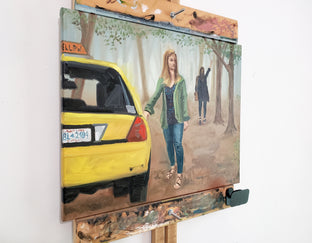 In the Clearing by Michael Wedge |  Side View of Artwork 