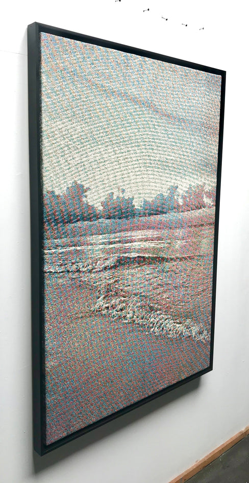 Sound (Wavves) I by Jack R. Mesa |  Side View of Artwork 