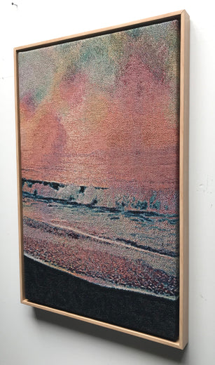 Small Sound (VVaves) III by Jack R. Mesa |  Side View of Artwork 