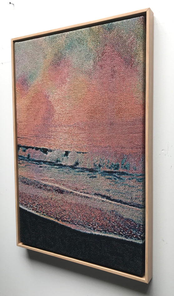 Small Sound (VVaves) III by Jack R. Mesa |  Side View of Artwork 