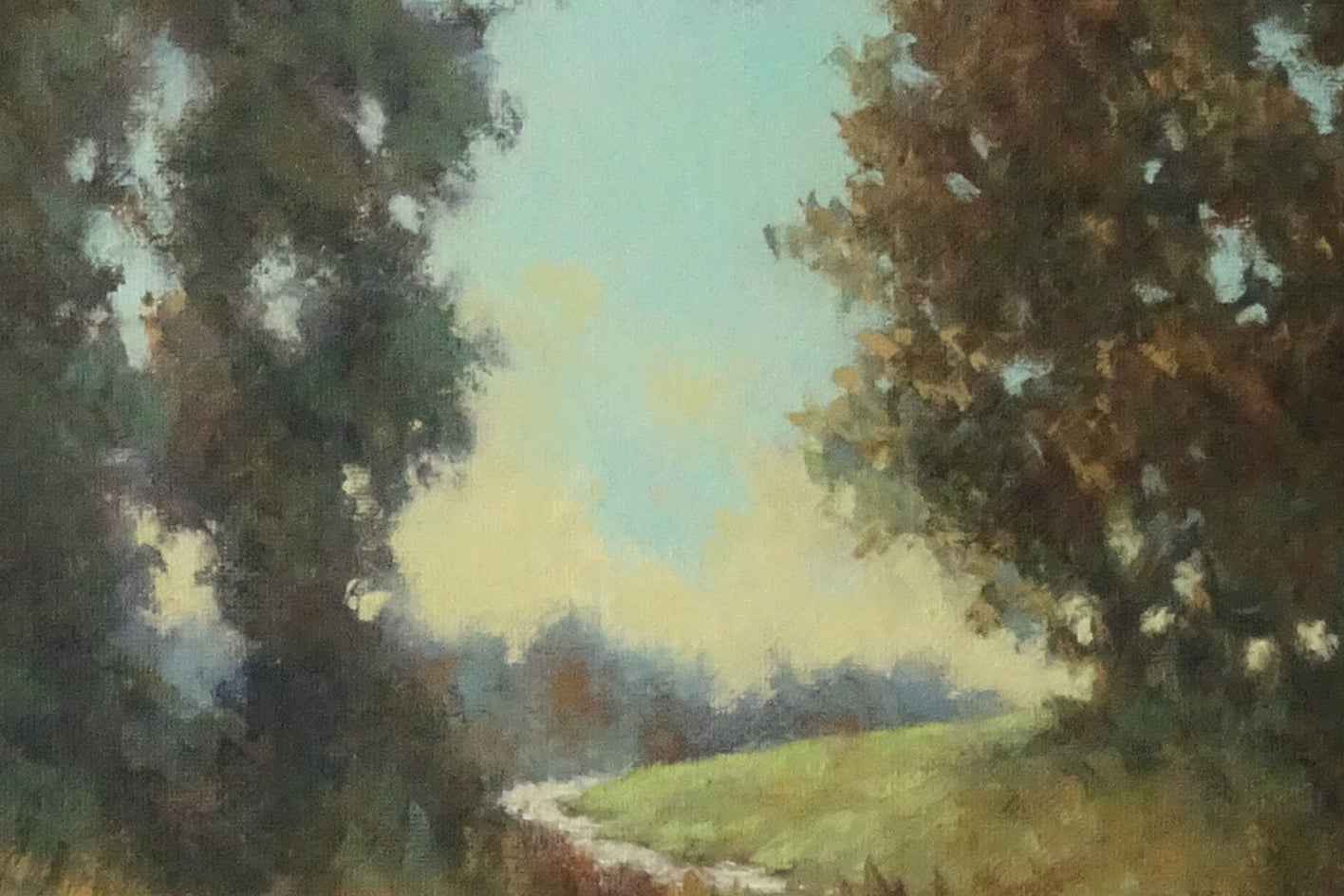 Hillside Pass by Gail Greene |  Closeup View of Artwork 