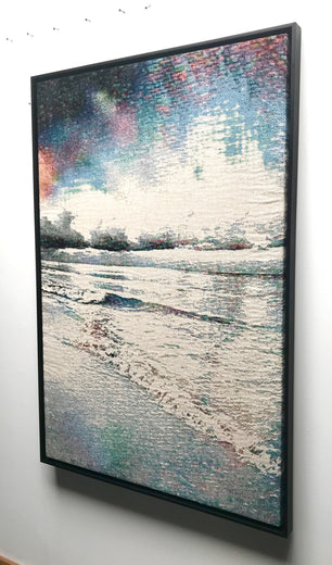 Sound (Wavves) II by Jack R. Mesa |  Side View of Artwork 