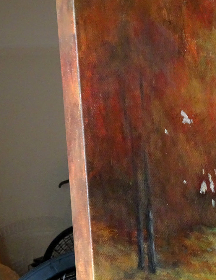 Cinnamon and Cider by Gail Greene |  Side View of Artwork 