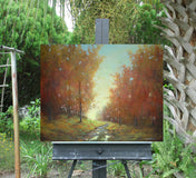 Original art for sale at UGallery.com | Cinnamon and Cider by Gail Greene | $1,075 | oil painting | 24' h x 30' w | thumbnail 3