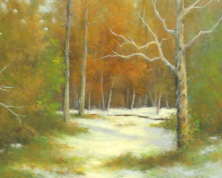 Late Afternoon At The River by Gail Greene |   Closeup View of Artwork 