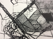 Original art for sale at UGallery.com | Spare Parts - Lack II by Natalia Pawlus | $850 | printmaking | 40' h x 26' w | thumbnail 3