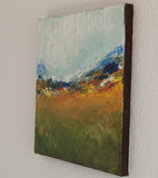 Original art for sale at UGallery.com | It's Nice Outside by Kajal Zaveri | $350 | oil painting | 12' h x 12' w | thumbnail 2