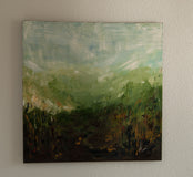 Original art for sale at UGallery.com | Nature Walk by Kajal Zaveri | $675 | oil painting | 24' h x 24' w | thumbnail 3