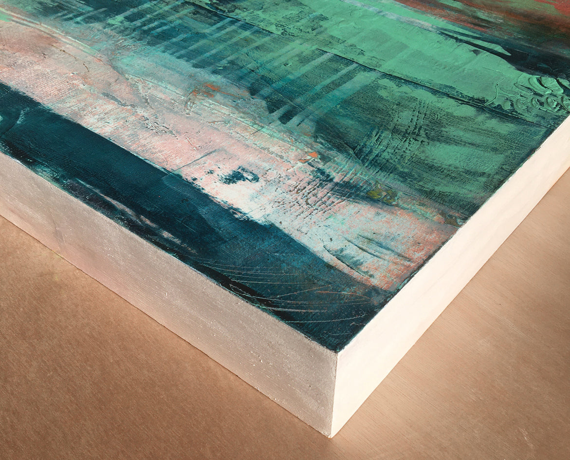 Meet Me Where You First Gave Me Flowers by Agata Kijanka |  Side View of Artwork 