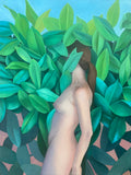 Original art for sale at UGallery.com | Presence by Agnieszka Potrzebnicka | $1,200 | oil painting | 31.49' h x 23.62' w | thumbnail 1