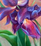 Original art for sale at UGallery.com | Tulip Vanitas II by Agnieszka Potrzebnicka | $550 | oil painting | 11.81' h x 11.81' w | thumbnail 4