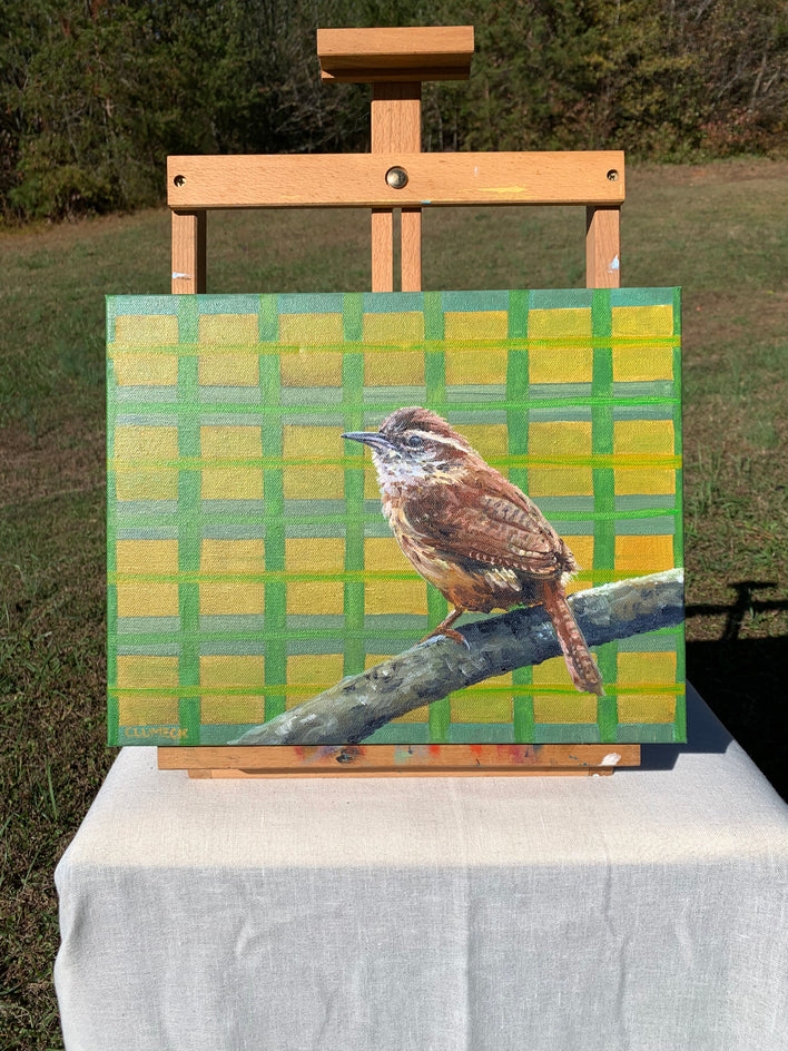 Carolina Wren by Alana Clumeck |  Context View of Artwork 
