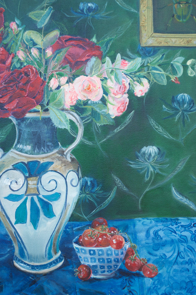 Colorful Harmony by Alana Clumeck |  Closeup View of Artwork 