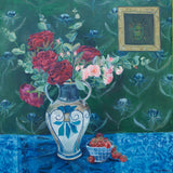 Original art for sale at UGallery.com | Colorful Harmony by Alana Clumeck | $575 | oil painting | 20' h x 20' w | thumbnail 1