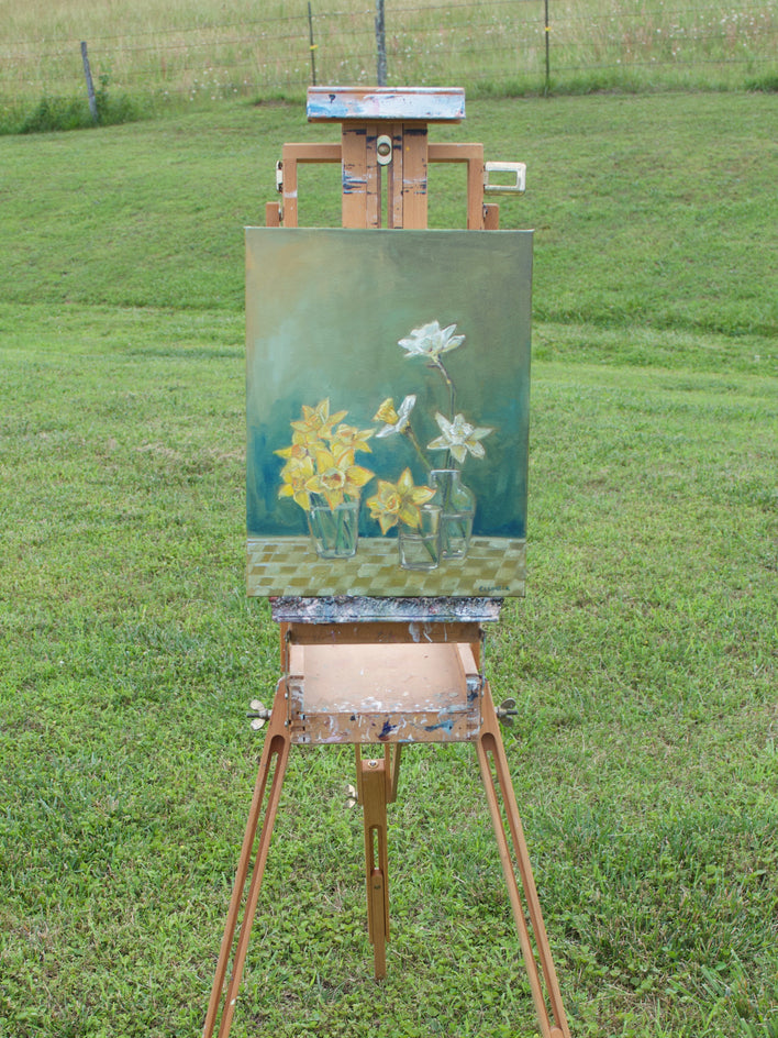 Daffodil Study by Alana Clumeck |  Context View of Artwork 