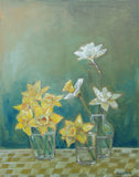 Original art for sale at UGallery.com | Daffodil Study by Alana Clumeck | $350 | oil painting | 14' h x 11' w | thumbnail 1
