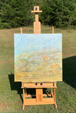 Original art for sale at UGallery.com | Solace in the Gaze by Alana Clumeck | $2,100 | oil painting | 36' h x 36' w | thumbnail 3