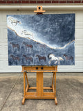 Original art for sale at UGallery.com | Take Heart by Alana Clumeck | $2,775 | oil painting | 36' h x 48' w | thumbnail 3