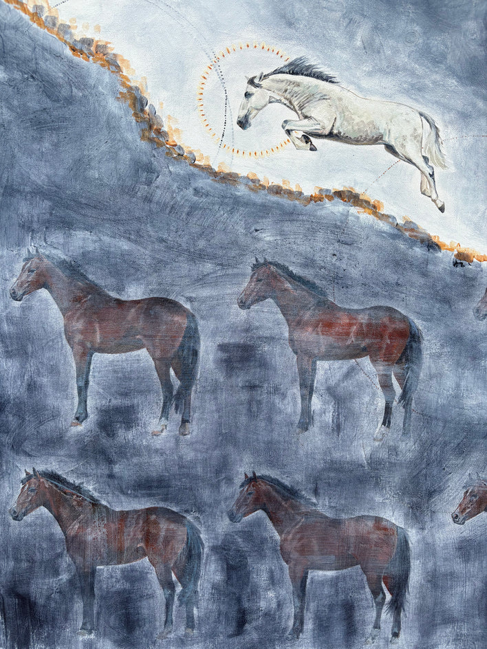 Take Heart by Alana Clumeck |  Closeup View of Artwork 