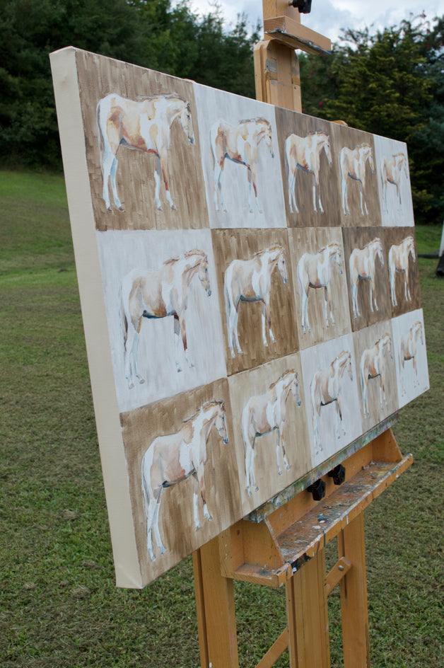 United Vision by Alana Clumeck |  Side View of Artwork 