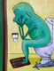 Original art for sale at UGallery.com | Apartment by Aleksandr Mukhin | $1,050 | acrylic painting | 24' h x 16' w | thumbnail 4