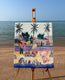 Original art for sale at UGallery.com | Betty at the Beach by Aleksandr Mukhin | $1,150 | acrylic painting | 21' h x 18.5' w | thumbnail 3