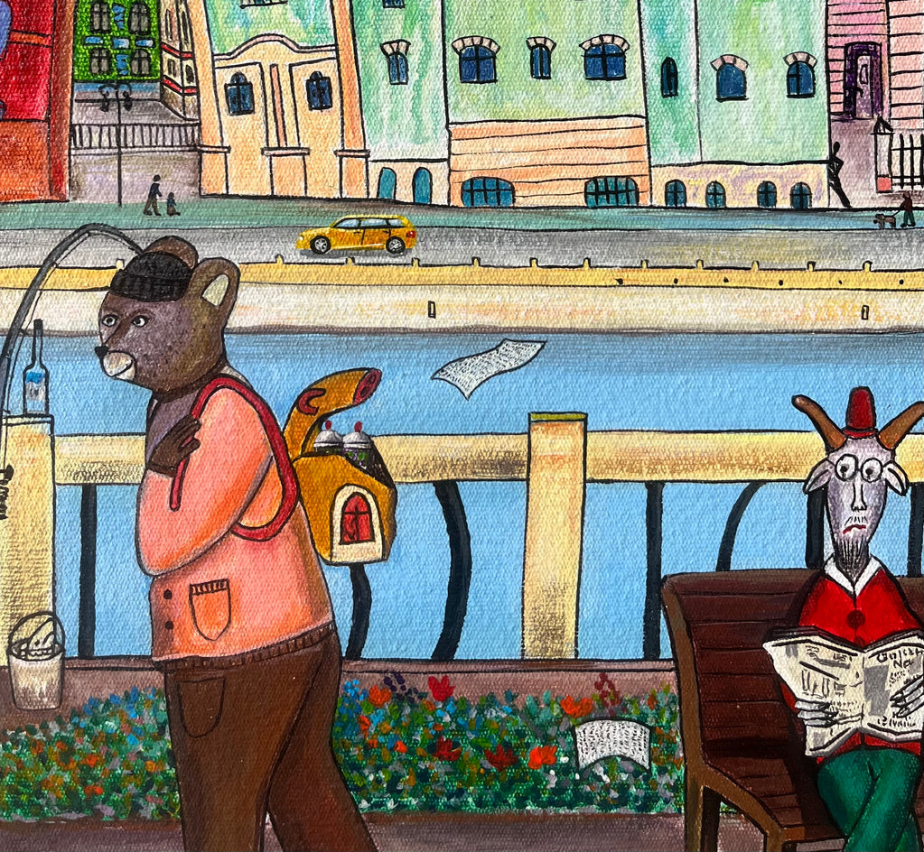 Lost Tapes by Aleksandr Mukhin |  Closeup View of Artwork 